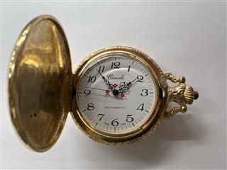 CARIOLE ANTIMAGNETIC POCKET WATCH ELK DEER
